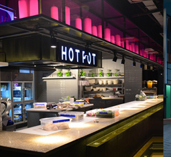 鎮江九鼎軒脆毛肚火鍋--空間照明設計