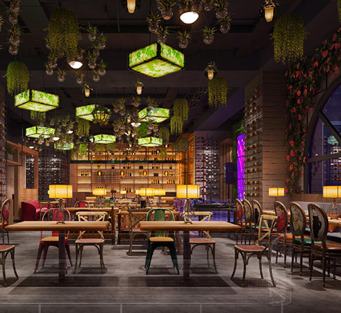 光柏士燈光改造案例丨花園里音樂餐吧