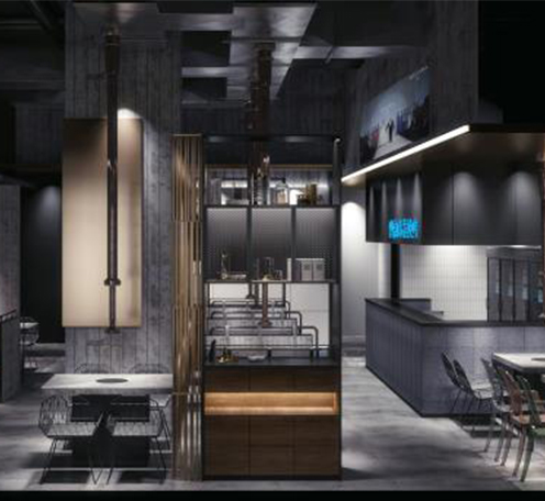 光柏士燈光改造案例丨順德碳烤工坊韓國烤肉餐廳