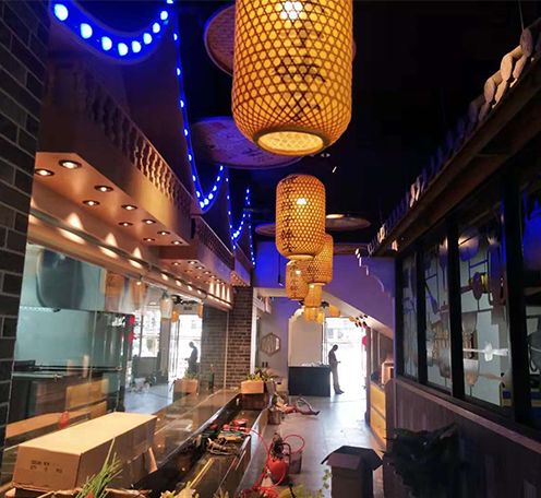 光柏士燈光設計案例丨惠州嫂子辣子缽子湘菜館