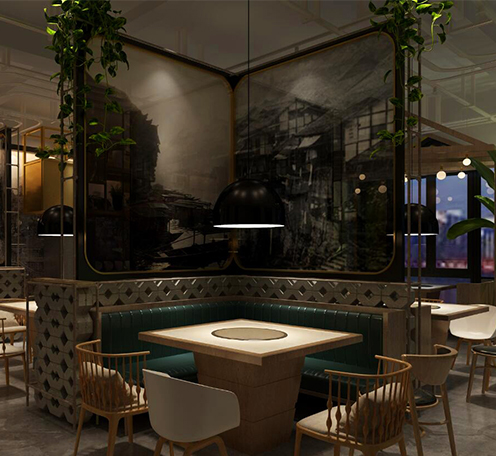 光柏士燈光設計案例丨東莞霧里巷里餐廳