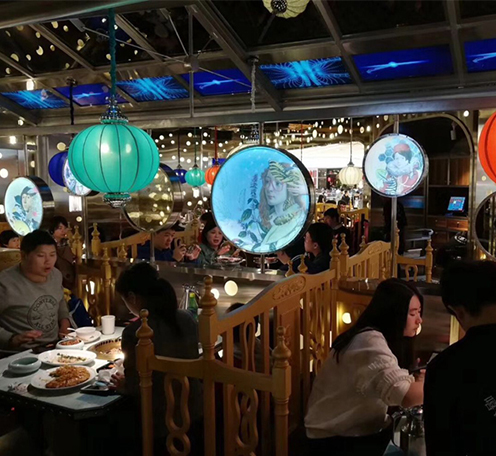 光柏士燈光設計案例丨上海的餐飲品牌傳奇（嘻游記，魚非魚）南寧分店