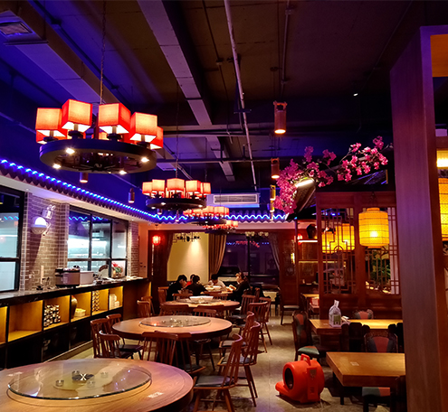 光柏士燈光設計案例丨中山石岐湘溪餐廳