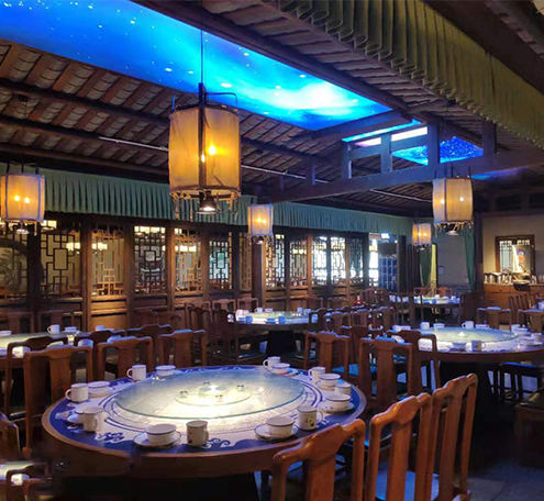 光柏士燈光改造案例丨上菜呷飯古鎮店改造后