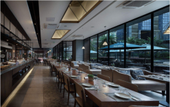 一家西餐廳呈現出兩個風格，看光柏士照明怎么設計