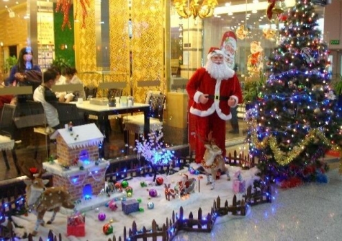 圣誕節給餐廳燈光加點料，增點色