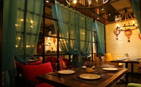 西餐廳燈光設計工程案例-專業配燈配光