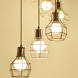 北歐復式樓梯長吊燈