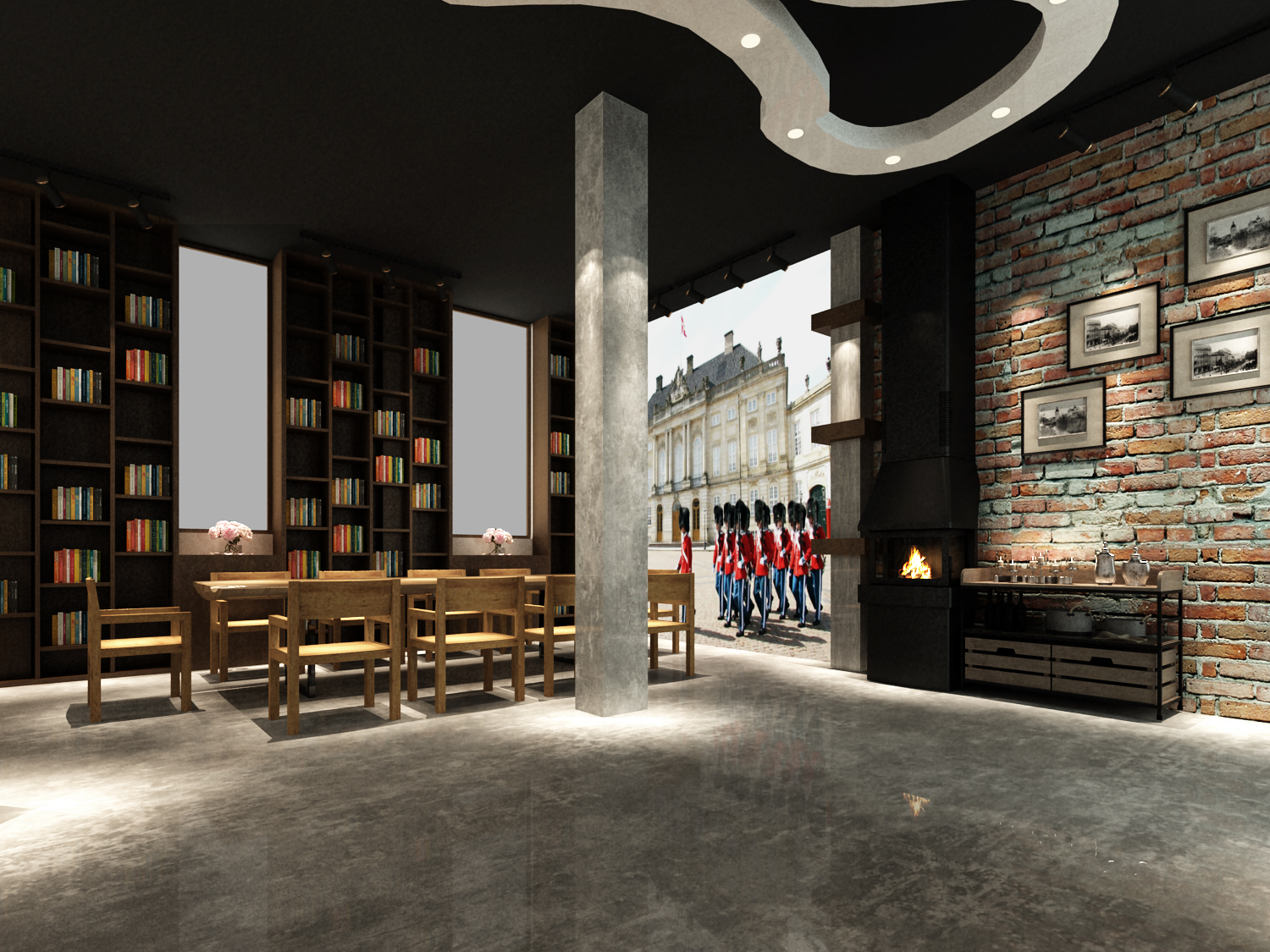 汕頭小公園咖啡店餐廳燈光改造方案