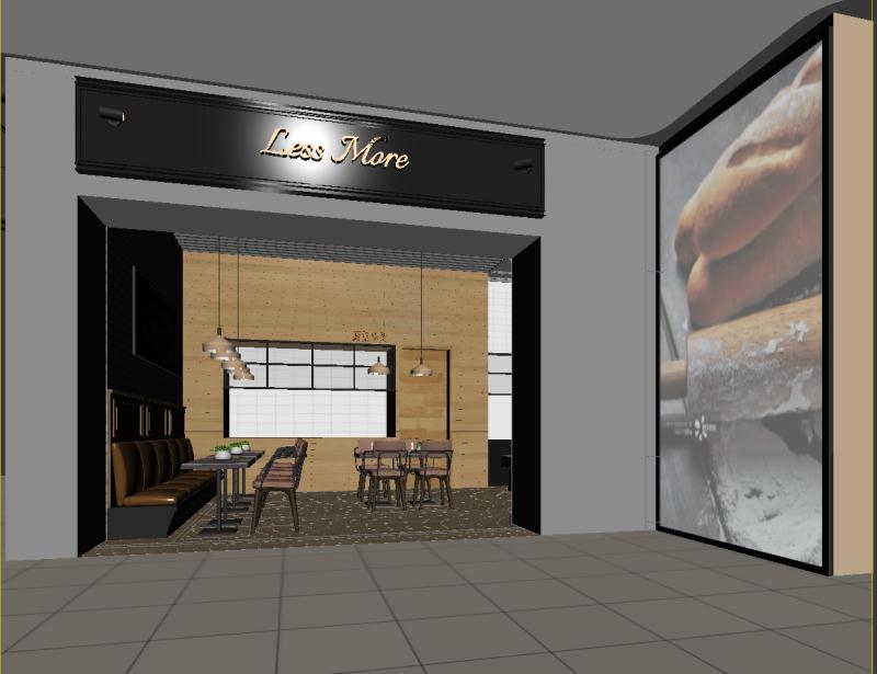 微恬樂麥蛋糕房面包店燈光改造案例--光柏士餐飲照明燈具