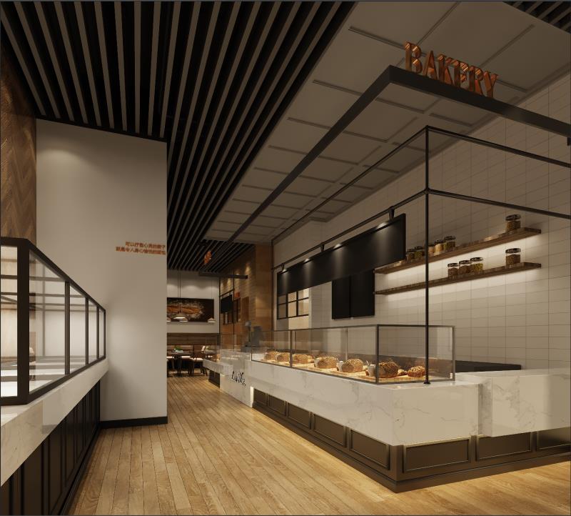 微恬樂麥蛋糕房面包店燈光改造案例--光柏士餐飲照明燈具