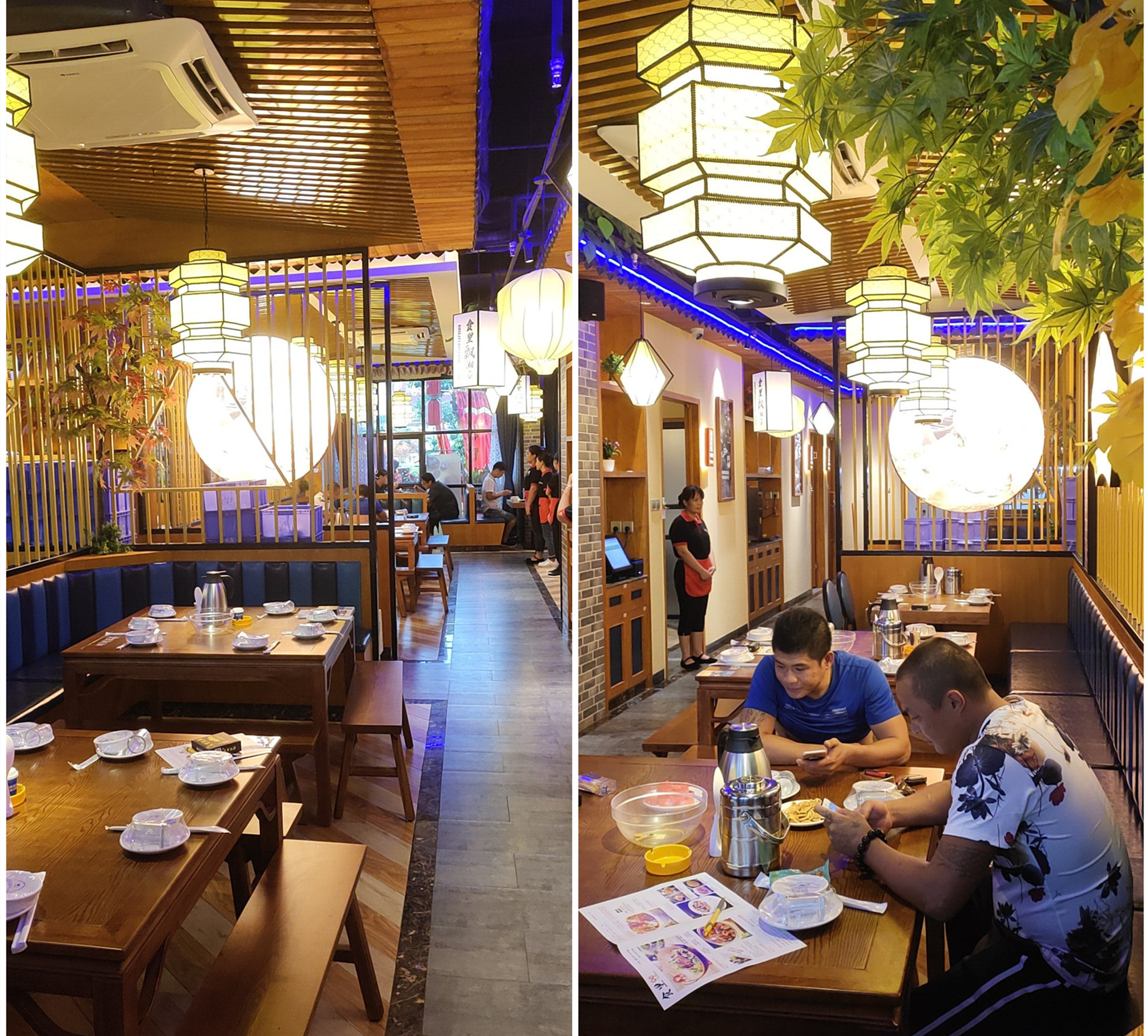 光柏士湘菜館燈光設計案例——食里飄湘