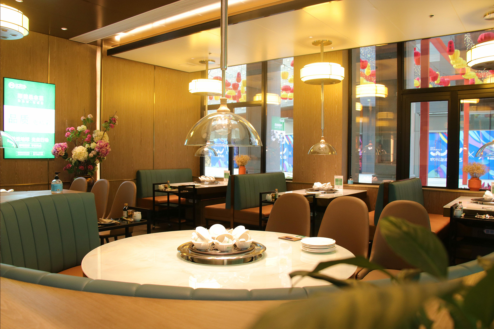 光柏士燈光設計案例丨佛山優食坊蒸鮮餐廳